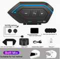 X6 Motorcycle Helmet Headset – Bluetooth 5.0 Wireless