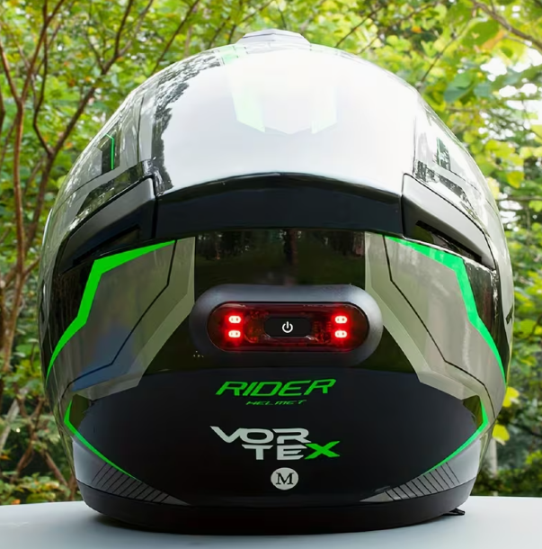Helmet LED Safety Taillight – USB Rechargeable Warning Light