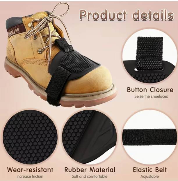 Motorcycle Shifter Anti-Slip Pad – Adjustable Rubber Gear Protector