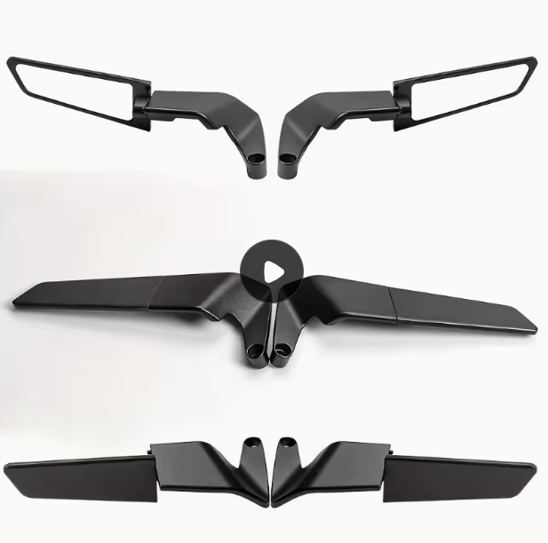 Ultra-Thin 360° Adjustable Rearview Mirror Set – 2pcs Aluminum Alloy