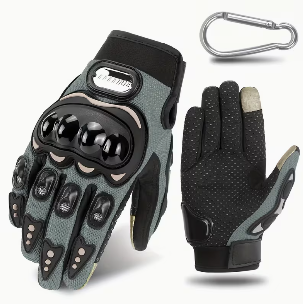 Motorcycle Gloves – Touchscreen Breathable Full Finger Riding Gloves