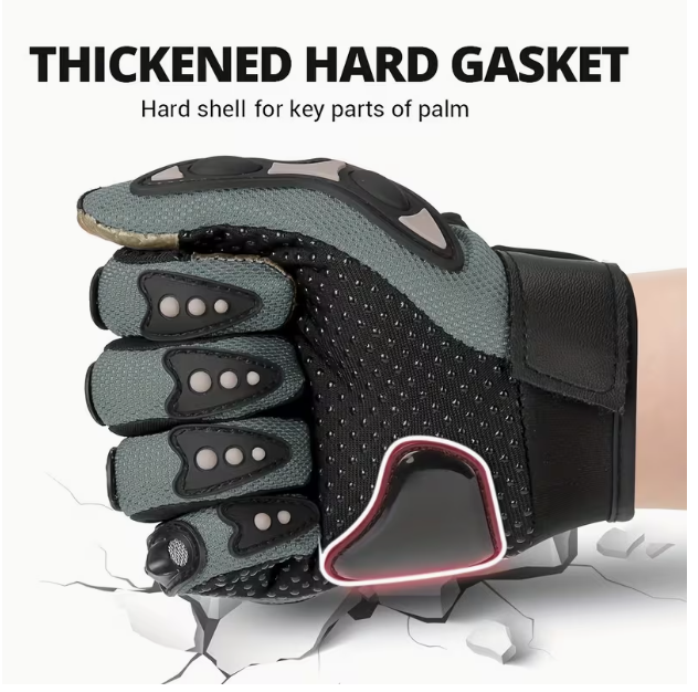 Motorcycle Gloves – Touchscreen Breathable Full Finger Riding Gloves