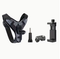 Motorcycle Helmet Camera & Phone Mount Bracket – GoPro & Smartphone Compatible
