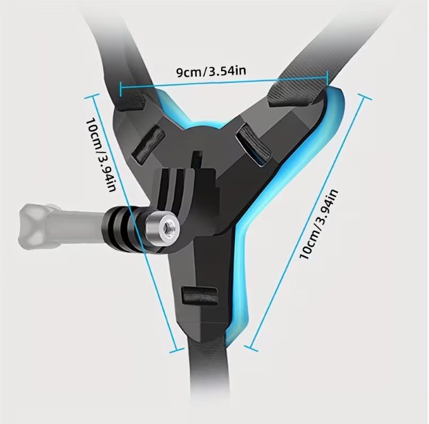 Motorcycle Helmet Camera & Phone Mount Bracket – GoPro & Smartphone Compatible
